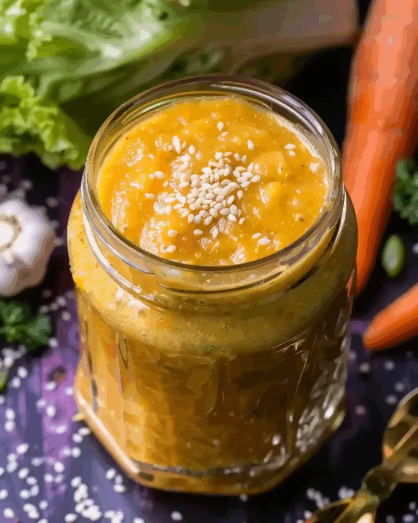 Japanese Carrot Ginger Dressing (Restaurant-Style)
