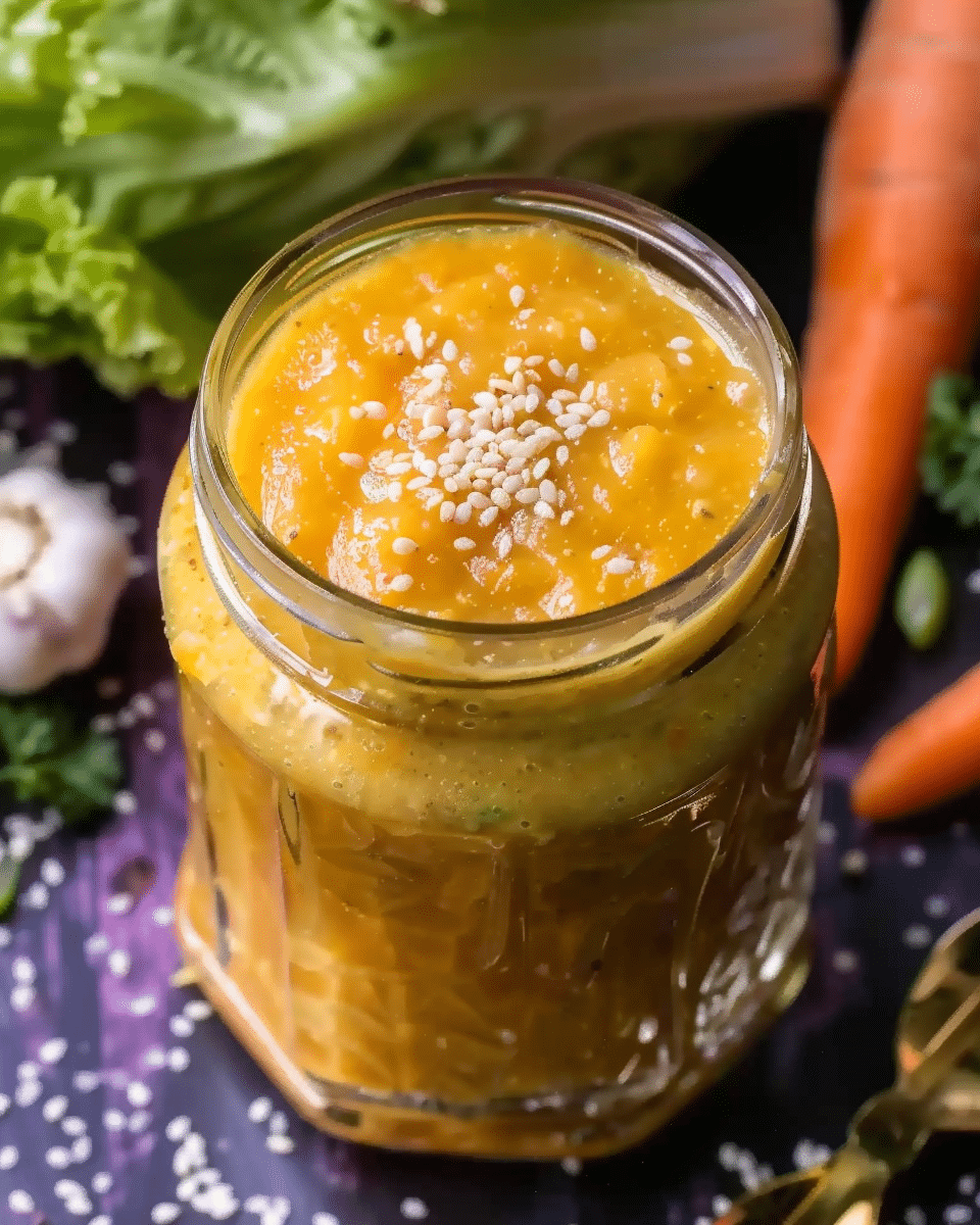 Japanese Carrot Ginger Dressing (Restaurant-Style)