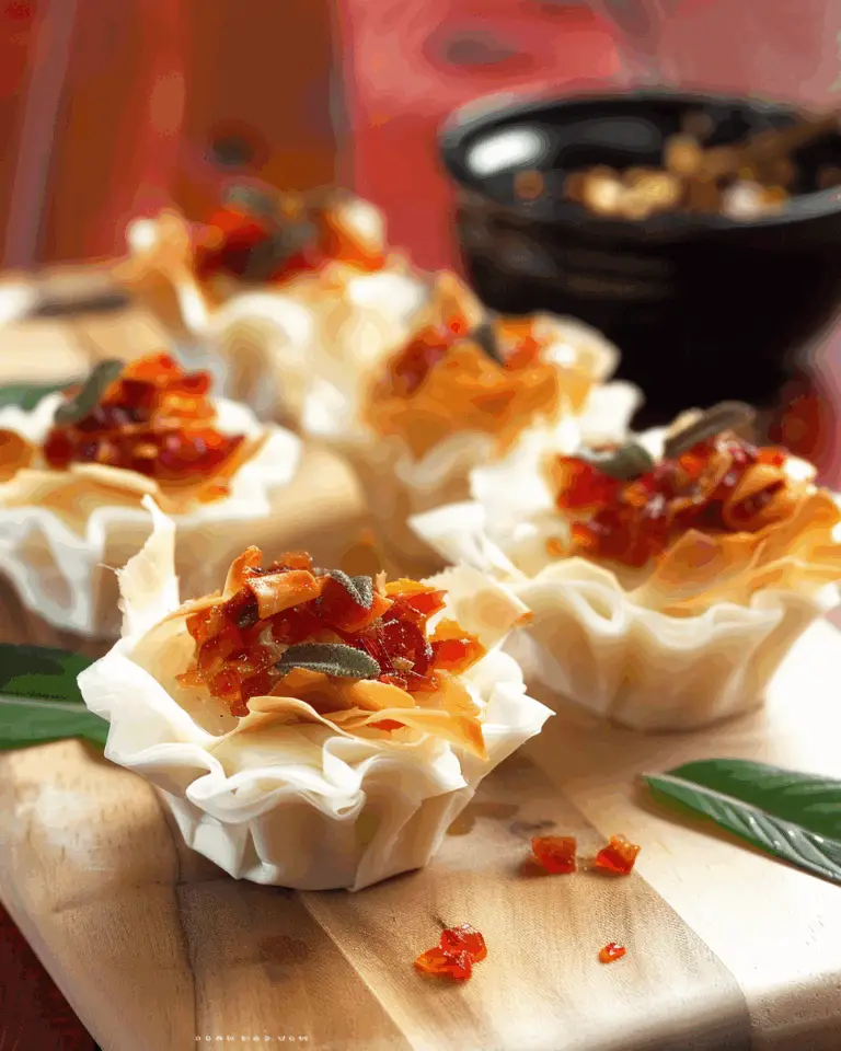 Mini Brie Phyllo Cups That Taste Gourmet But Take No Effort