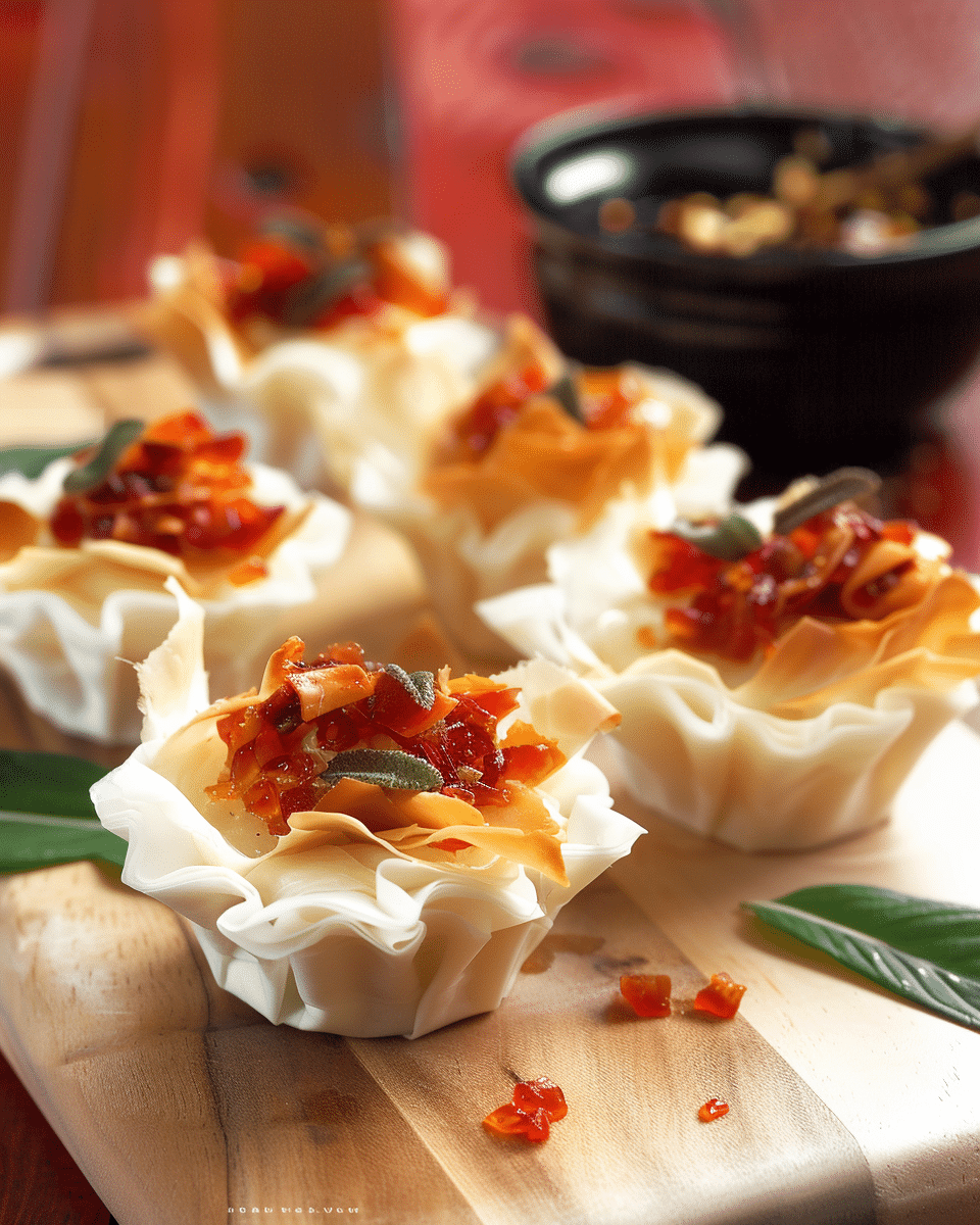 Mini Brie Phyllo Cups That Taste Gourmet But Take No Effort