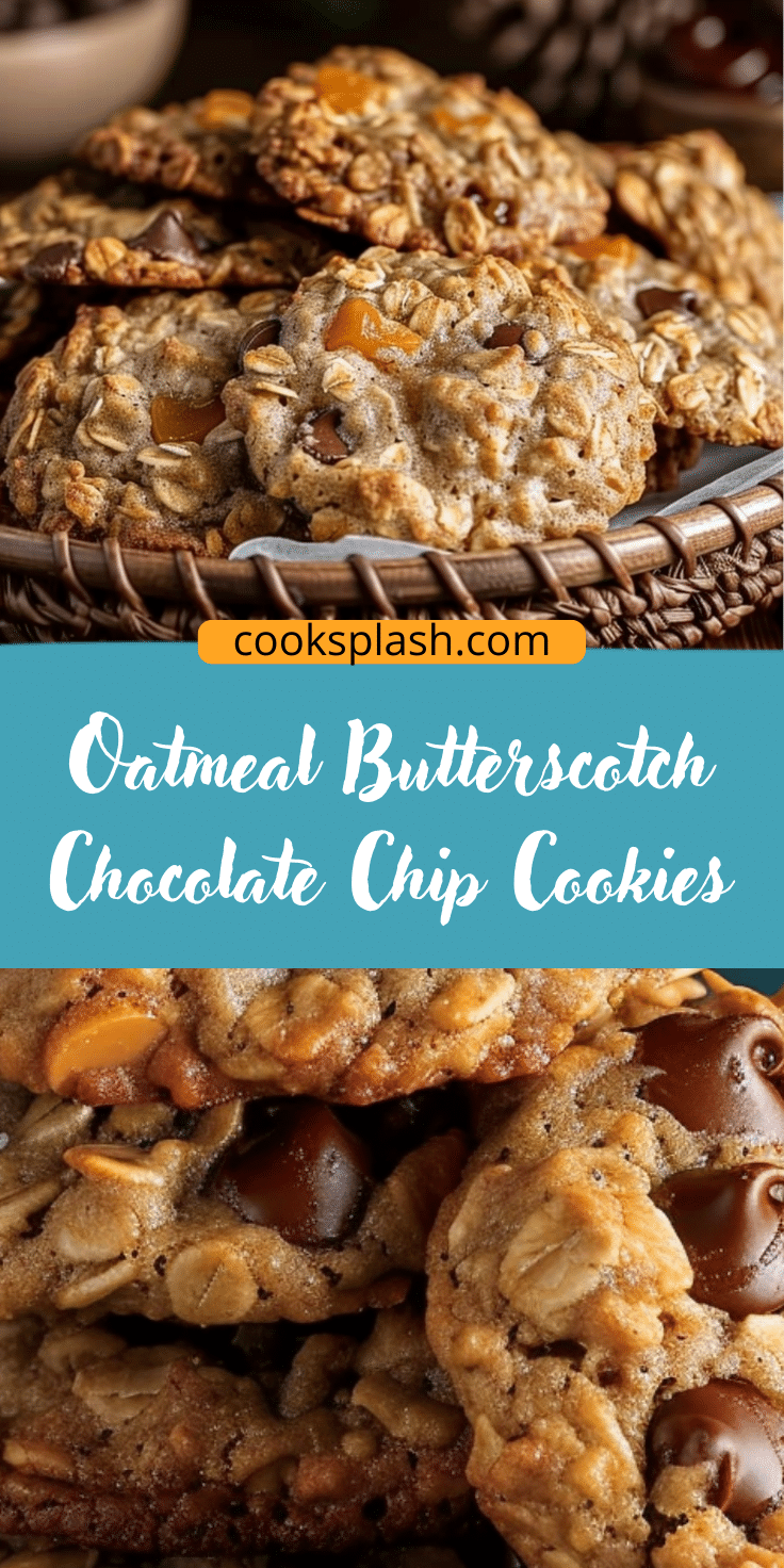 Oatmeal Butterscotch Chocolate Chip Cookies | Cook Splash