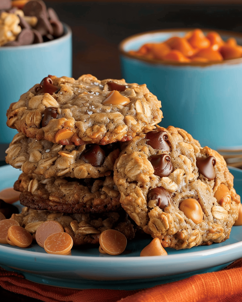 Oatmeal Butterscotch Chocolate Chip Cookies