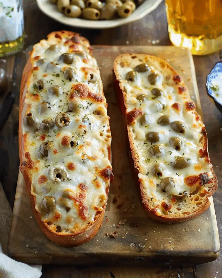 Olive Cheese Bread – A Cheesy, Savory Delight for Any Occasion