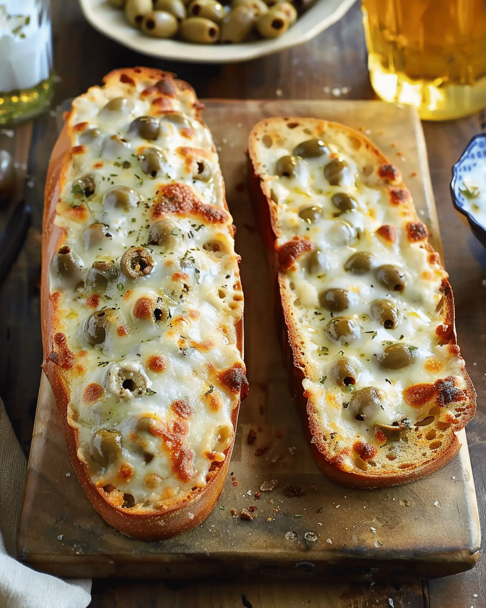 Olive Cheese Bread – A Cheesy, Savory Delight for Any Occasion