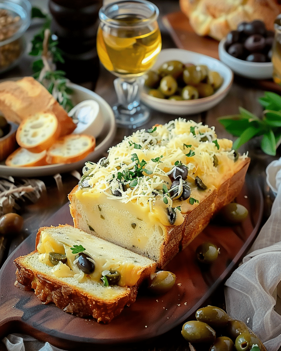 Olive Cheese Bread – A Cheesy, Savory Delight for Any Occasion