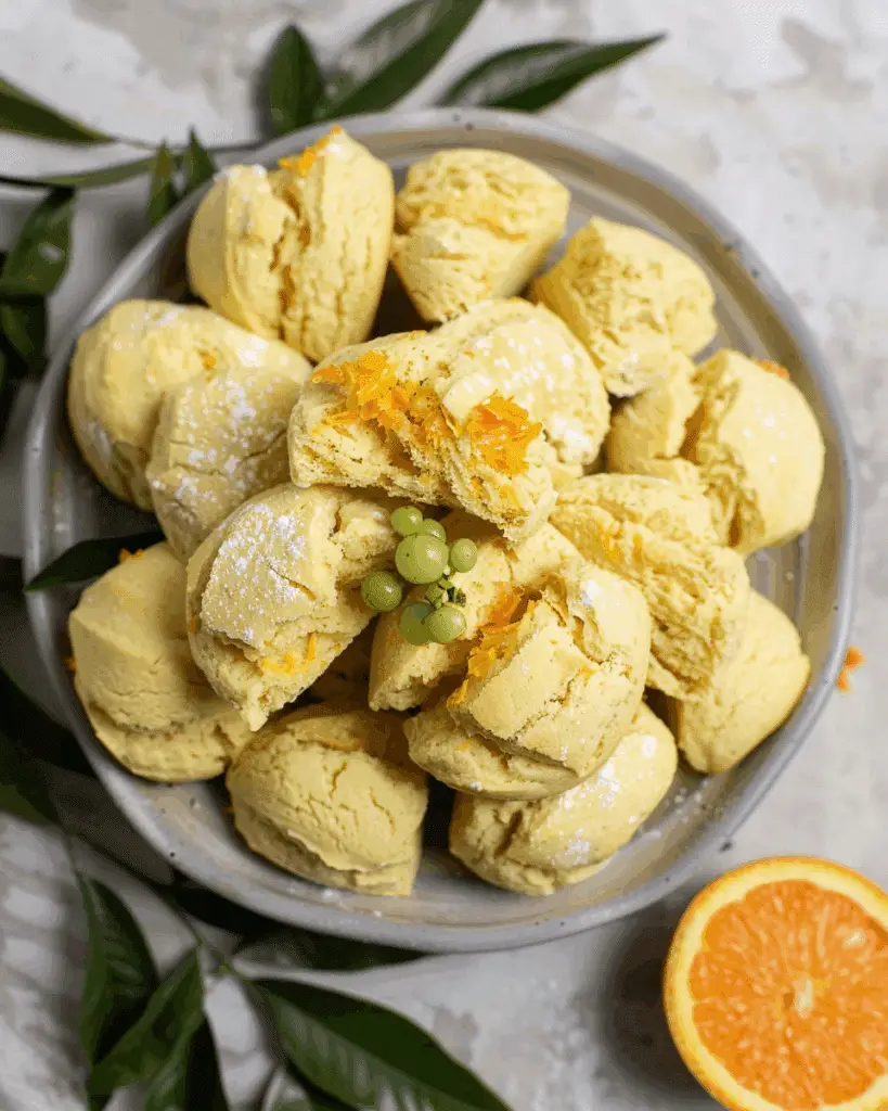 Orange Blossom Cream Scones