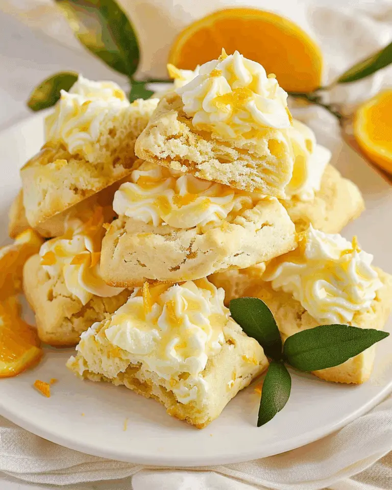 Orange Blossom Cream Scones