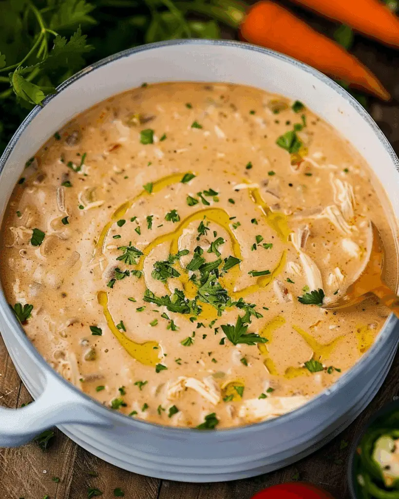 Out of This World Cream Cheese Chicken Chili