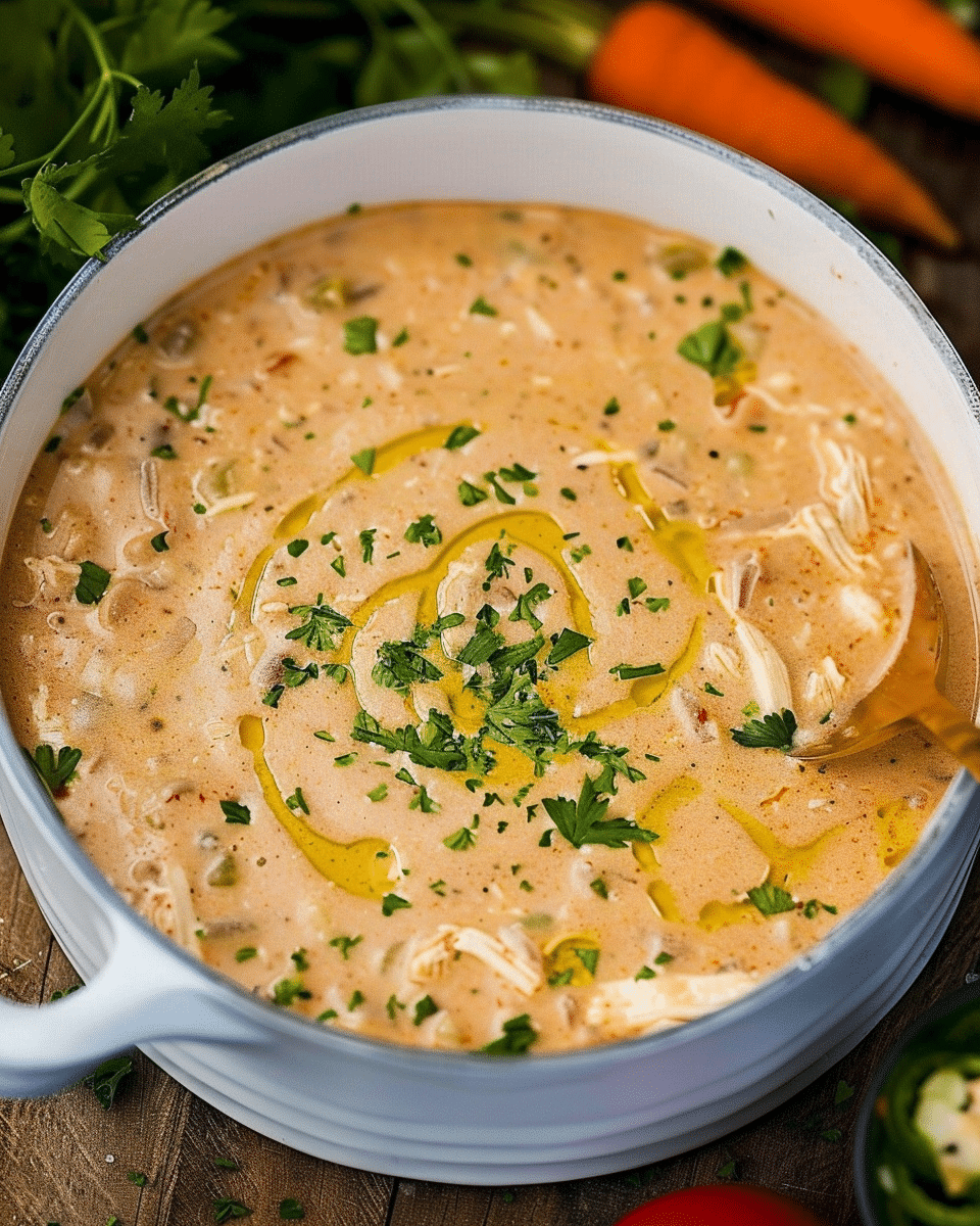 Out of This World Cream Cheese Chicken Chili