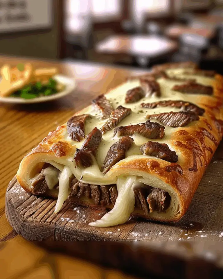 Philly Cheesesteak Stromboli