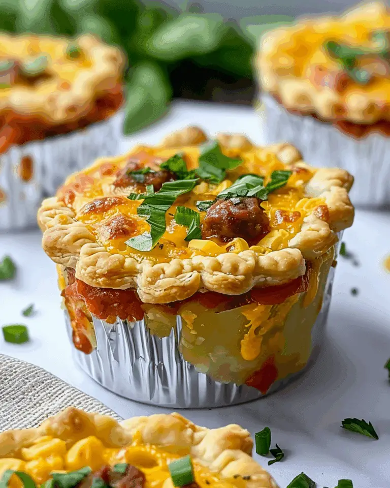 Pizza Pot Pies: Ultimate Beef Comfort Food Mashup!