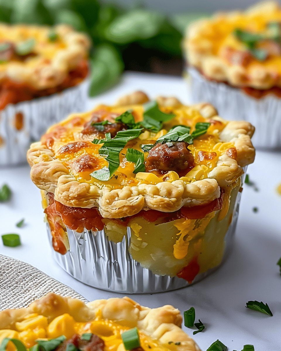 Pizza Pot Pies: Ultimate Beef Comfort Food Mashup!