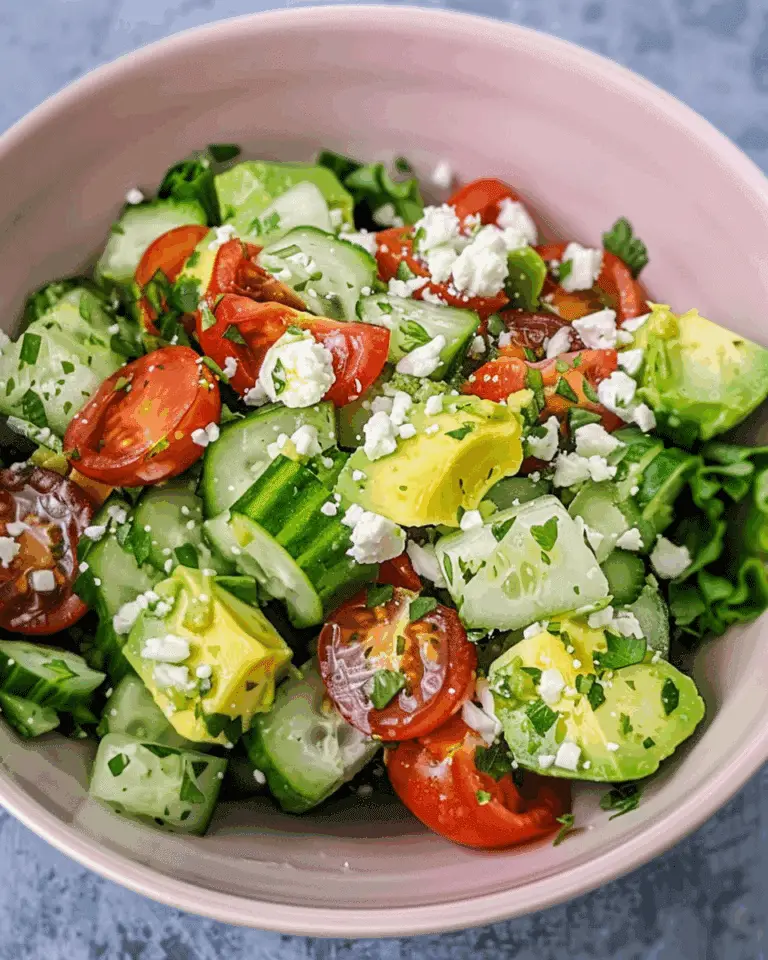 Quick Avocado and Tomato Salad