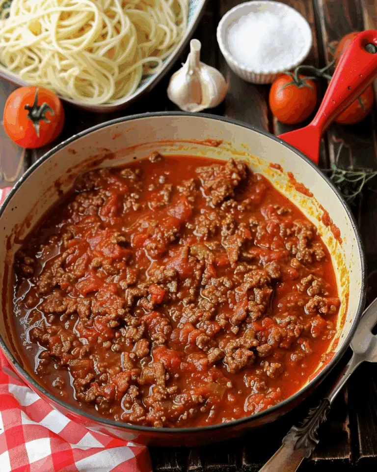 Ragu Sauce (Italian Meat Sauce)