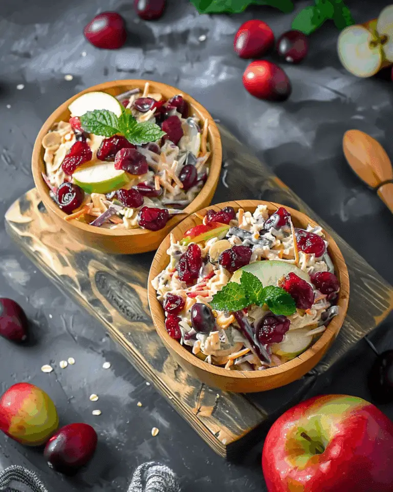 Apple Cranberry Coleslaw