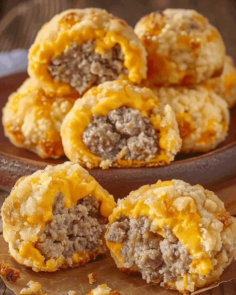 Rotel Cream Cheese Sausage Balls