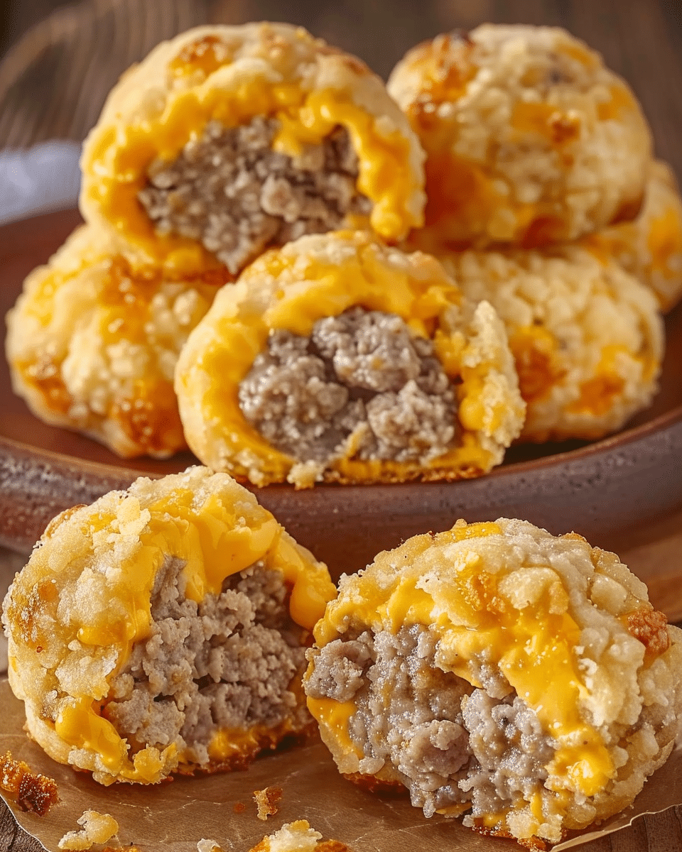 Rotel Cream Cheese Sausage Balls