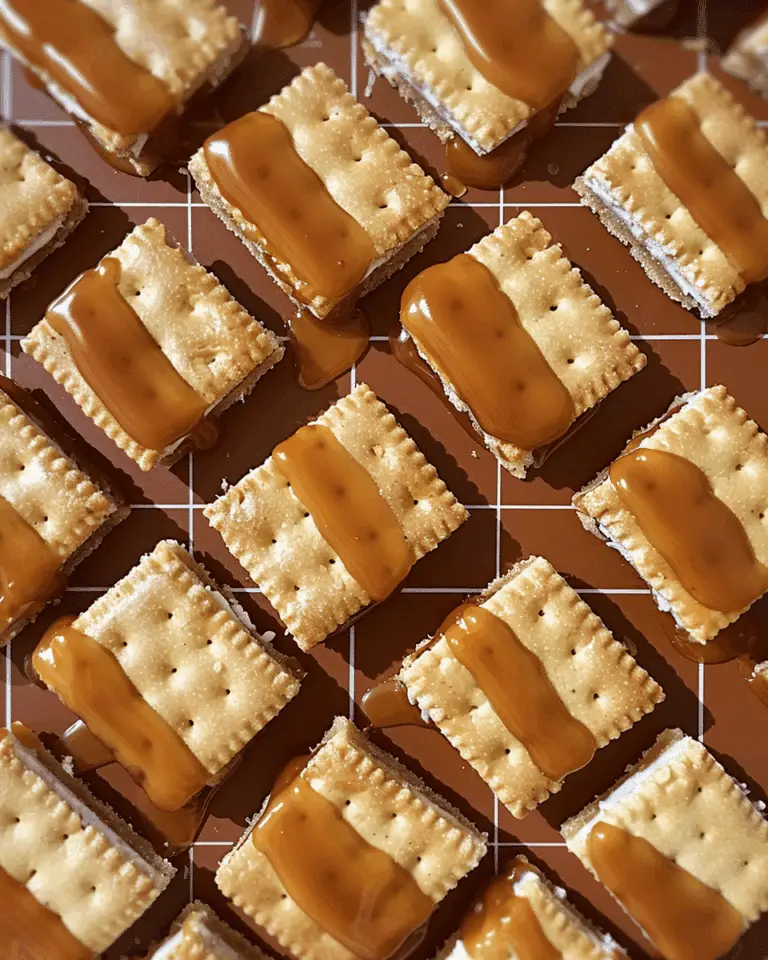 Salted Caramel Cracker Bites