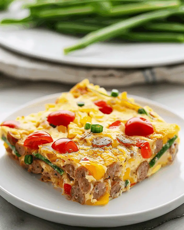 Sausage Hashbrown Breakfast Casserole Recipe