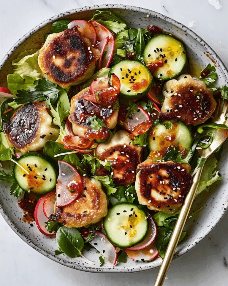 Sesame-Soy Dumpling Salad