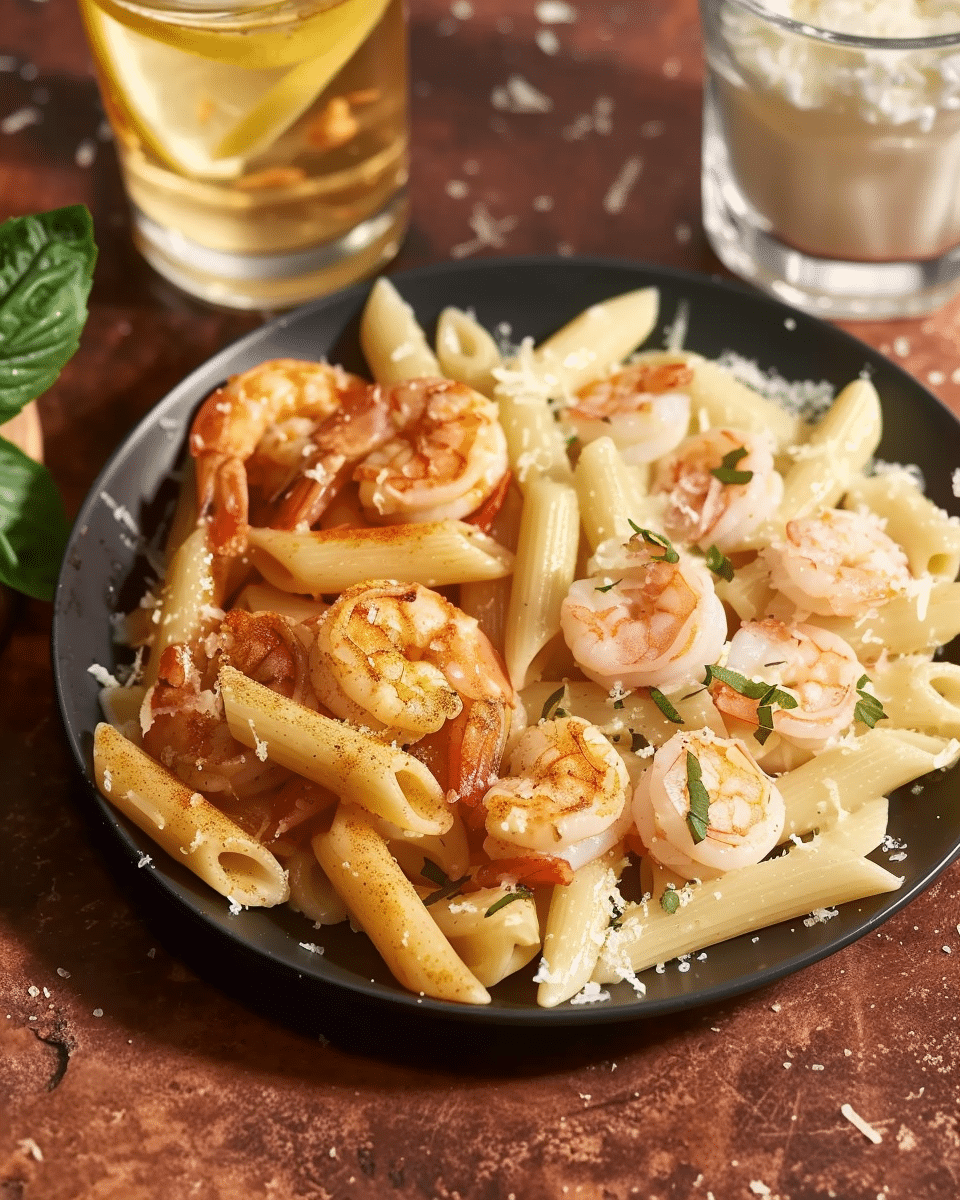 Shrimp Penne Pasta