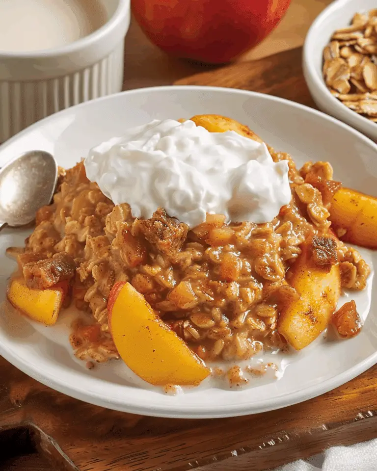 Slow Cooker Apple Cinnamon Oatmeal
