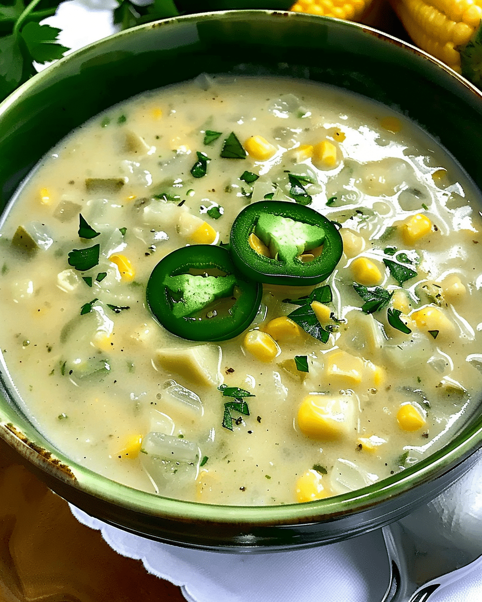 Spicy Jalapeño Corn Chowder