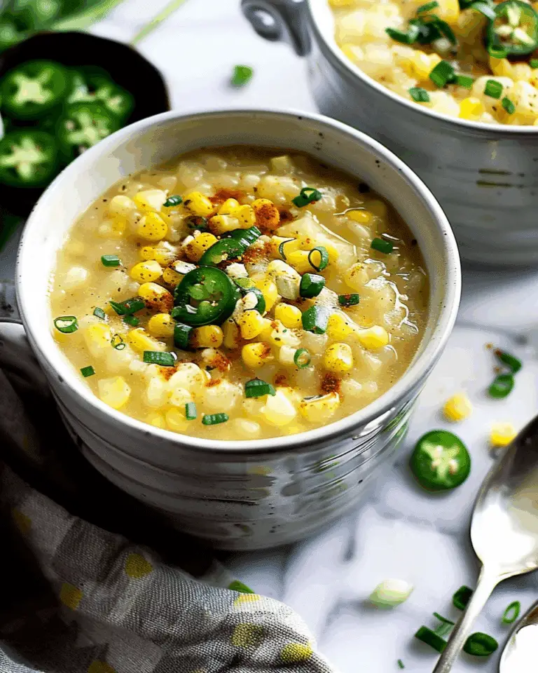 Spicy Jalapeño Corn Chowder