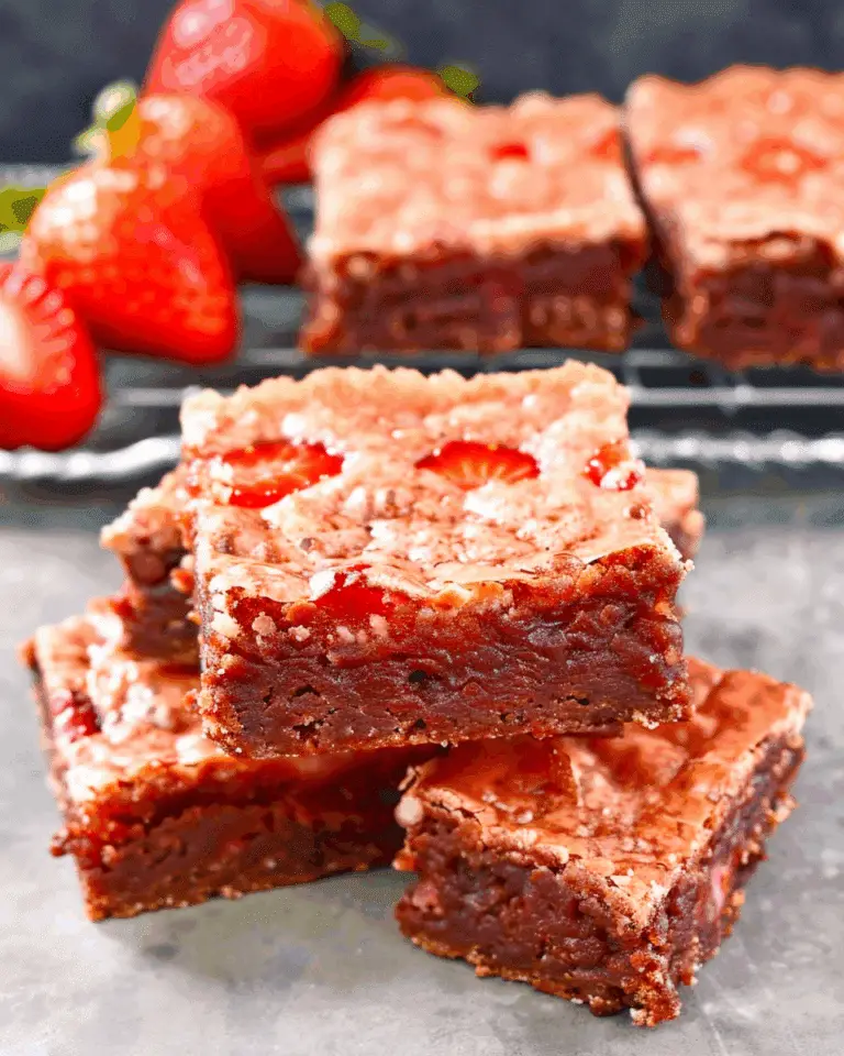 Strawberry Brownies