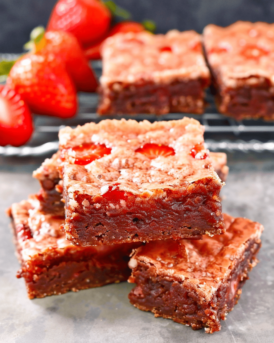 Strawberry Brownies