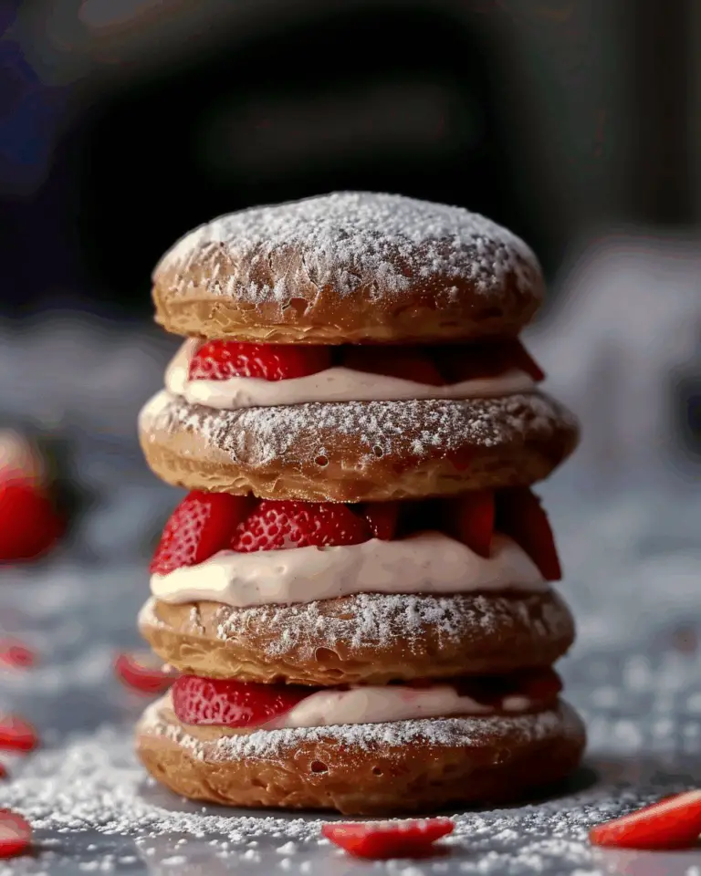 Strawberry Cream Puffs