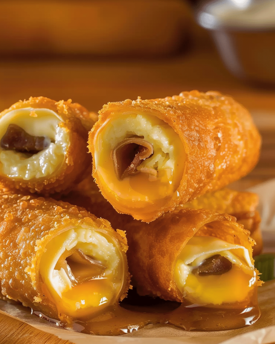 Texas Twinkies Egg Rolls With Honey