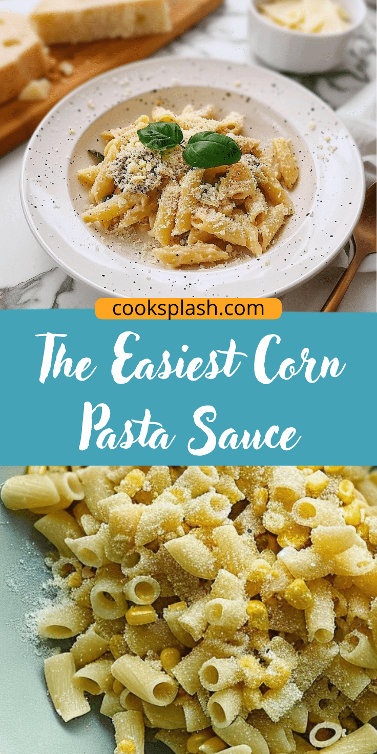 The Easiest Corn Pasta Sauce | Cook Splash