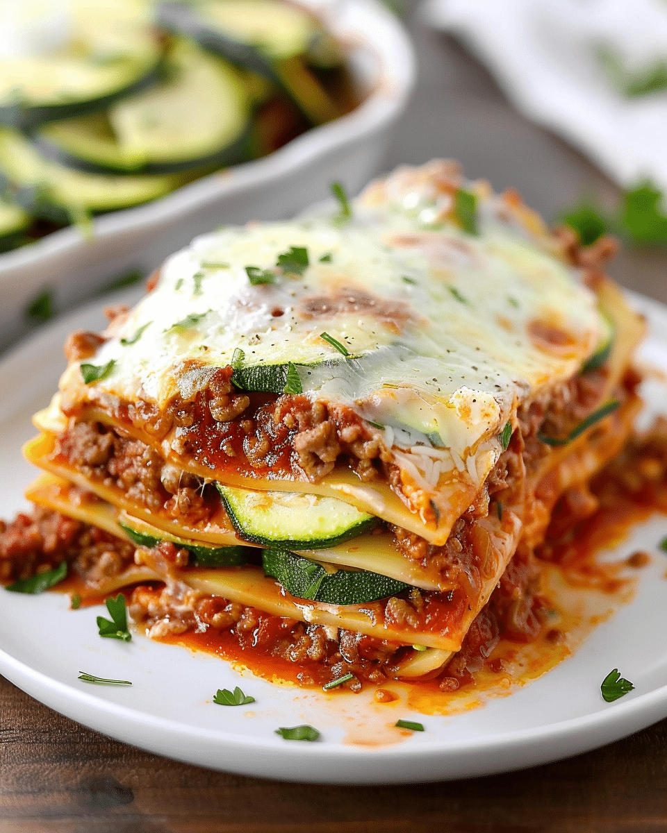 The Best Zucchini Lasagna Recipe (Not Watery)