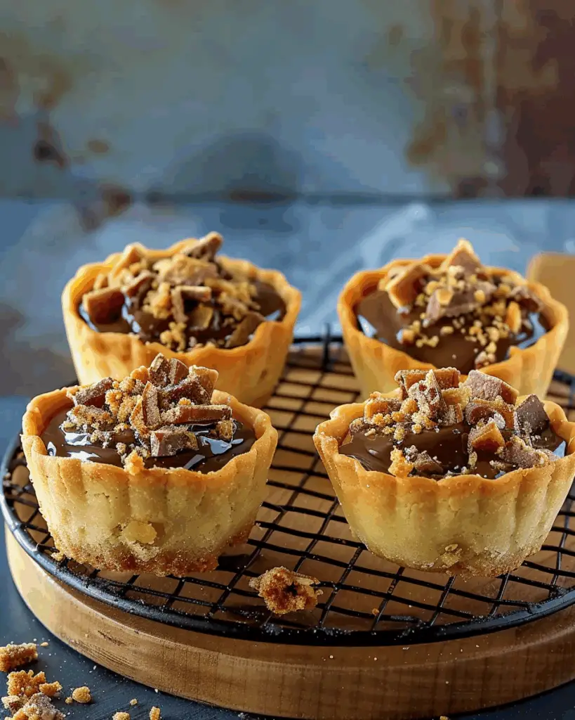 Butterfinger Caramel Crunch Mini Pies