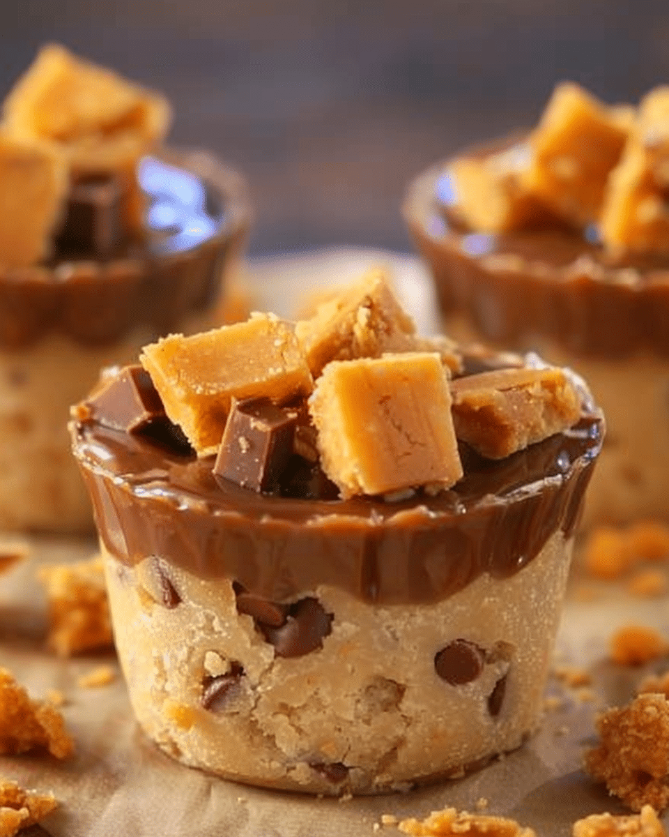 Butterfinger Caramel Crunch Mini Pies