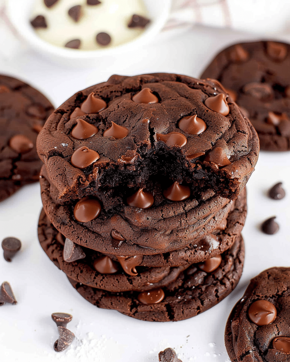 Triple Chocolate Cookies