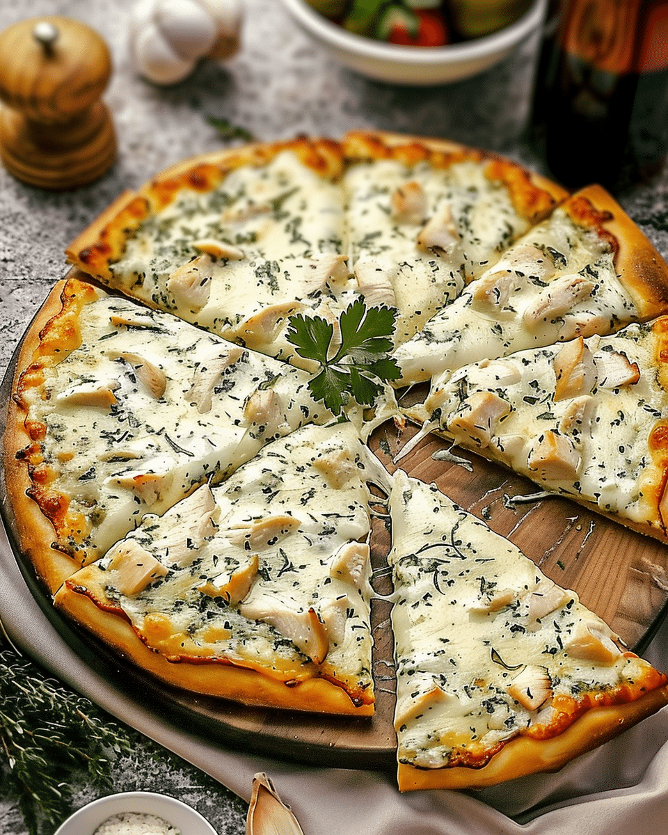 Tzatziki Chicken Pizza