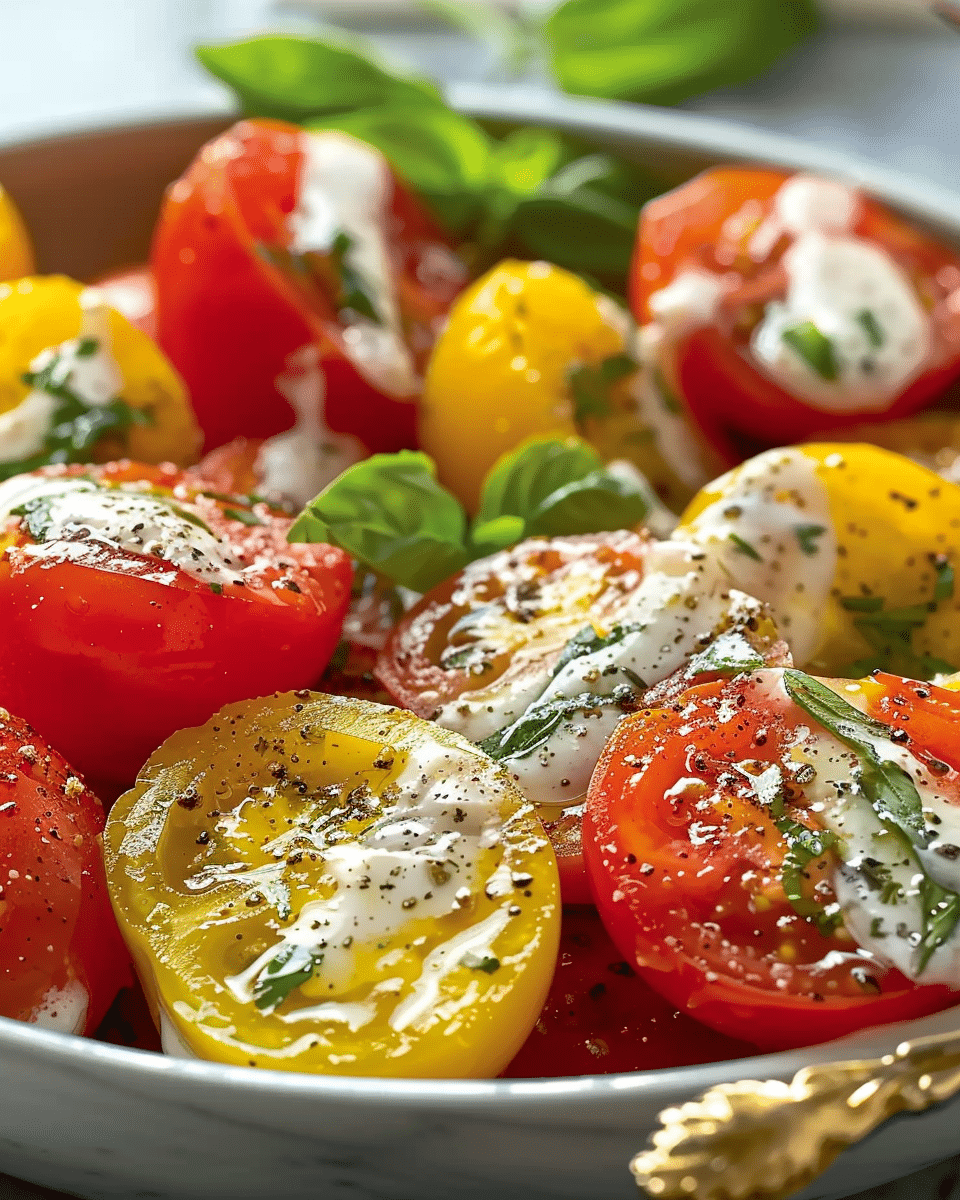 Zesty Tomato and Garlic Medley Salad