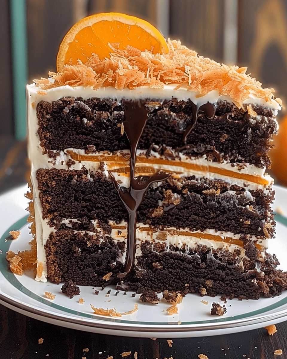 Chocolate Orange Layer Cake Recipe