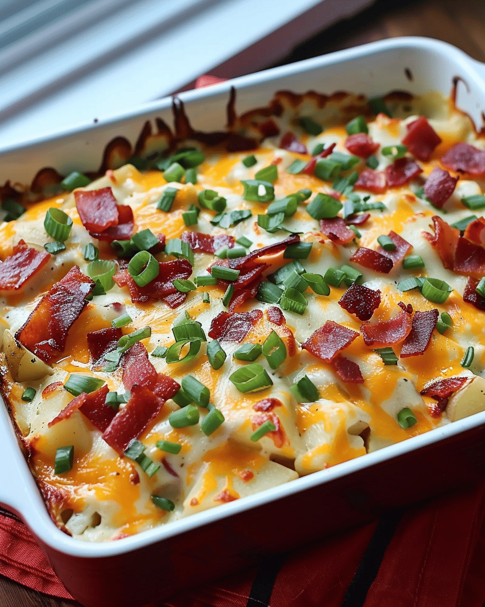 Loaded Potato Ranch Chicken Casserole