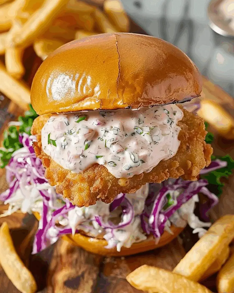 Fried Cod Fish Sandwich