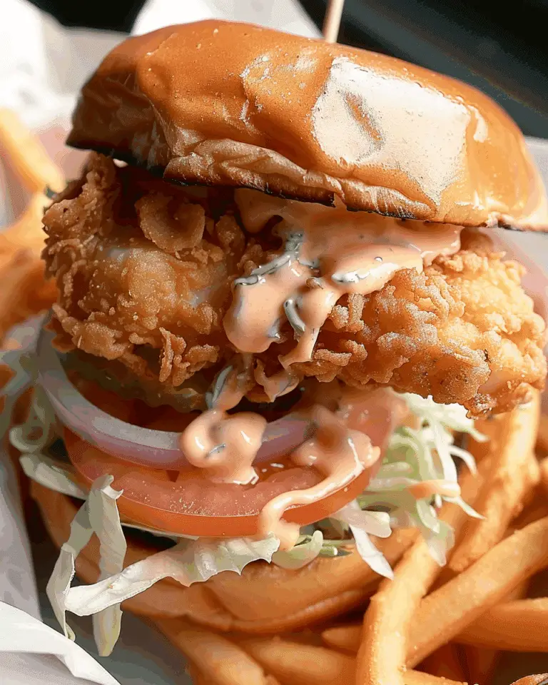 Fried Cod Fish Sandwich