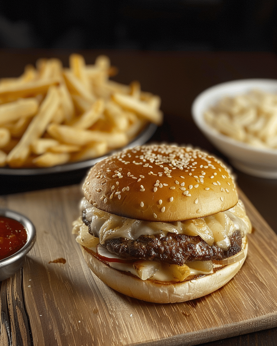Healthy McDonald’s Double Cheeseburger & Fries Fakeaway (Better Than Takeout)