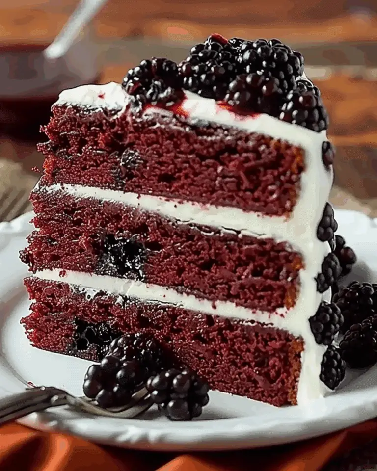 Blackberry Velvet Cake: A Decadent Delight