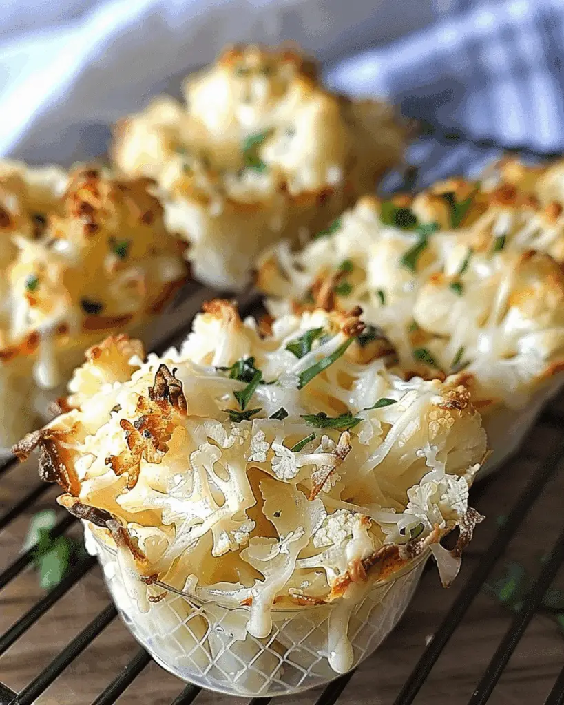 Keto Smoked Gouda Cauliflower Cups