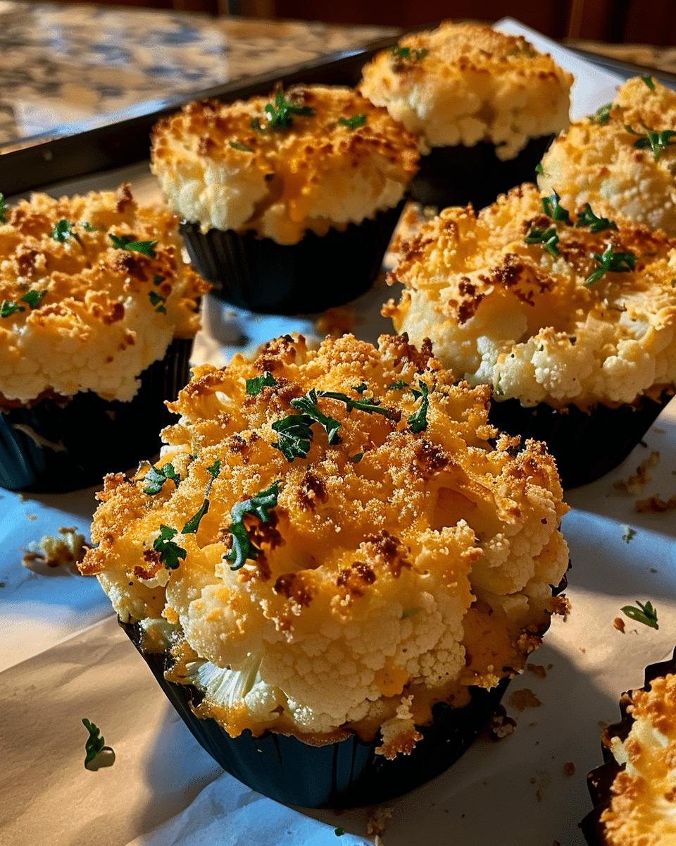 Keto Smoked Gouda Cauliflower Cups
