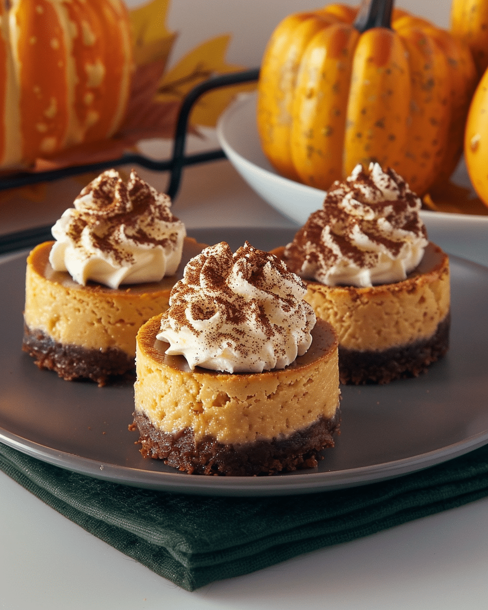 Mini Pumpkin Cheesecakes: A Bite-Sized Fall Delight