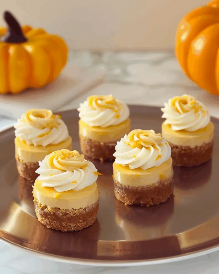 Mini Pumpkin Cheesecakes: A Bite-Sized Fall Delight