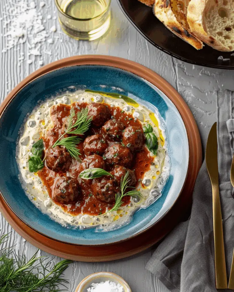 Youvarlakia (Greek Meatball Soup)